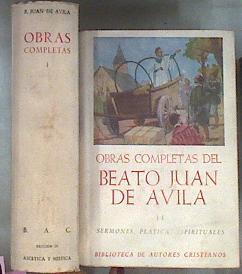 Obras Completas del Beato Juan de Avila Tomo I y II (Obra completa) | 75208 | Avila, Juan de