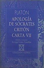"Apología de Sócrates ; Critón ; Carta VII" | 134425 | Platón