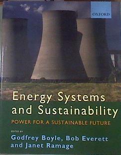 Energy Systems and Sustainability | 175779 | Boyle, Godfrey/Everett, Bob/Ramage, Janet