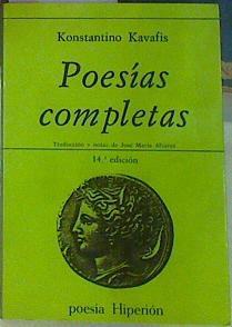 Poesías completas | 99146 | Kavafis, Konstantinos