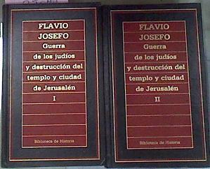 La Guerra De Los Judios Y Destruccion Del Templo | 17210 | Josefo Flavio