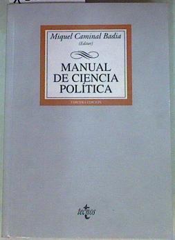 Manual de ciencia política | 156997 | Caminal Badia, Miquel/Prologo Jordi Capo Giol