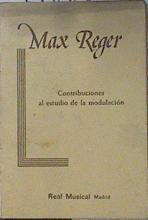 Contribuciones al estudio de la modulación | 94906 | Reger, Max