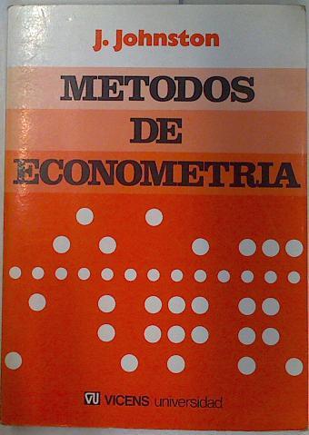 Métodos de econometría | 111811 | Johnston, John