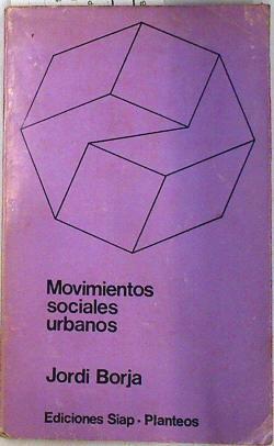 Movimientos sociales urbanos | 133878 | Borja, Jordi