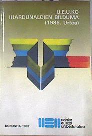 U. E. U. K O Ihardunaldien bilduma, donostia 1986 | 172345 | VVAA