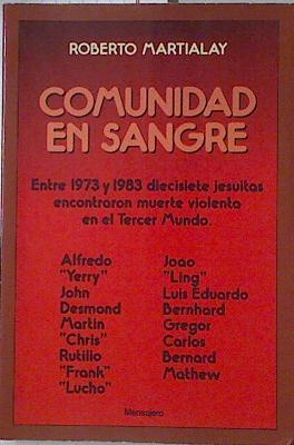 Comunidad en sangre | 123629 | Martialay Romero, Roberto