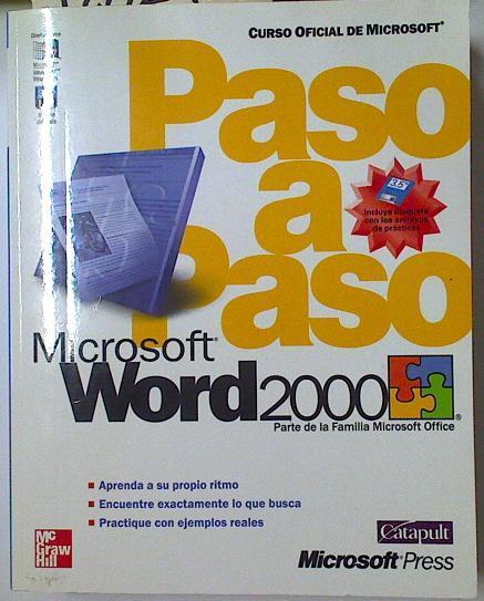 Microsoft Word 2000 paso a paso (Incluye disquete) | 128292 | Catapult/Microsoft Press