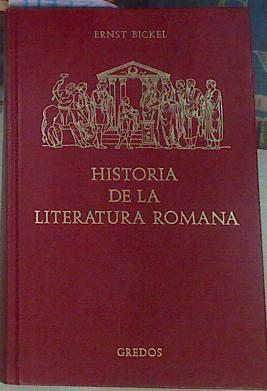 Historia de la literatura romana | 117230 | Bickel, Ernst
