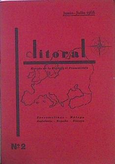 Litoral Revista De La Poesia Y El Pensamiento Nº 2 Junio- julio 1968 | 47373 | Vvaa