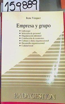Empresa y grupo | 159889 | Vázquez, Irene