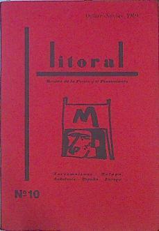 Litoral Revista De La Poesía Y El Pensamiento Nº 10 Octubre-Noviembre 1969 | 43387 | vvaa-