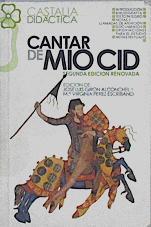 Cantar del Mio Cid segunda edición renovada | 145869 | Edición de, Anonimo/Mª Virginia Perez Escribano, Jose Luis Giron Alconchel