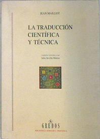La traducción científica y técnica | 136610 | Meillot, Jean
