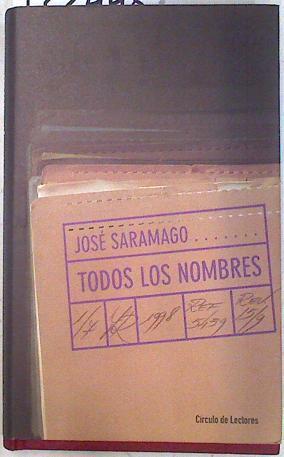 Todos los nombres | 133448 | Saramago, José
