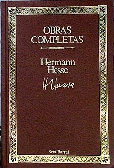 Hesse: Obras completas. (Tomo 3) Hermann Lauscher / Peter Camenzind/ Cuentos (1903 1906) | 87538 | Hesse, Hermann