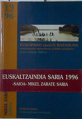 Europako (zein?) batasuna: etorkizuneko egituraketa politiko posibleez | 126375 | Zabalo Bilbao, Julen
