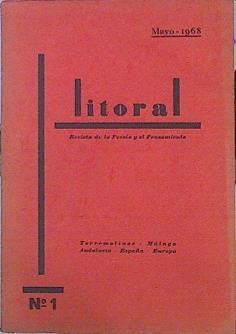 Litoral Revista De La Poesia Y El Pensamiento Nº 1 Mayo 1968 | 47372 | Vvaa
