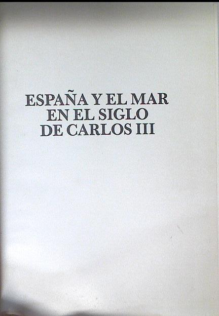 España y el mar en el siglo de Carlos III | 124722 | Palacio Atard, Vicente