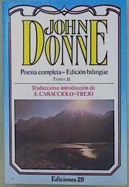 Donne. (Tomo 2): Poesía completa. (Edición bilingue) | 90213 | Donne, John