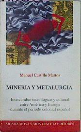 Minería Y Metalurgia. Intercambio Tecnológico Y Cultural Entre América Y Europa Duran | 61823 | Castillo Martos, Manuel.