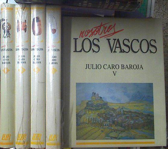 Nosotros los Vascos Julio Caro Baroja 5 tomos (Obra Completa) | 88321 | Julio Caro BAroja