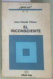 El inconsciente | 157939 | Filloux, Jean Claude
