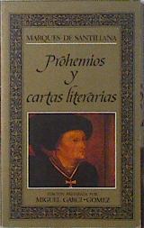 Prohemios Y Otras Cartas Literarias | 30303 | Marques de  Santillana, Iñigo Lopez de Mendoza