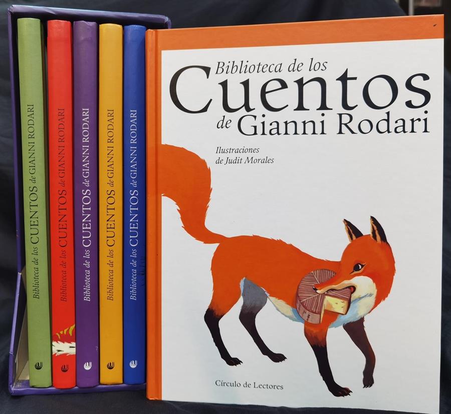 Biblioteca de los cuentos de Gianni Rodari ( 6 Tomos en estuche de cartón)) | 144449 | Rodari, Gianni/Judit Morales ( Ilustradora)/Mario Merlino ( Traductor)