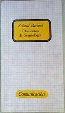 Elementos de Semiología | 107416 | Barthes, Roland