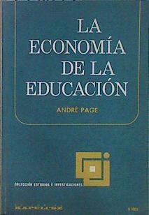 La economía de la educación | 147645 | Page, André