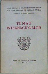 Temas internacionales, Obras completas Tomo XXIII | 153819 | Juan Vázquez de Mella y Fanjul/Gabriel Maura Gamazo