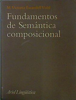 Fundamentos de semántica composicional | 146833 | Escandell Vidal, M. Victoria
