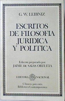 Escritos de filosofía jurídica y política | 86580 | Leibniz, G W