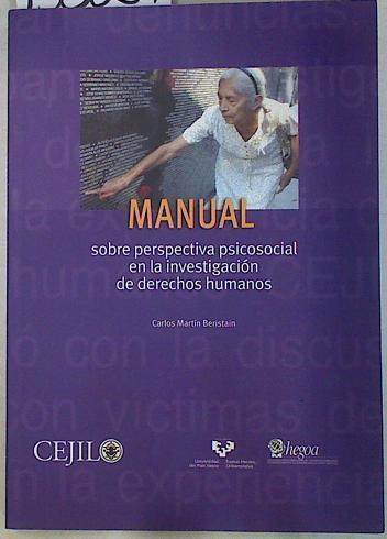 Manual sobre perspectiva en la investigación de derechos humanos | 130051 | Martín Beristain, Carlos