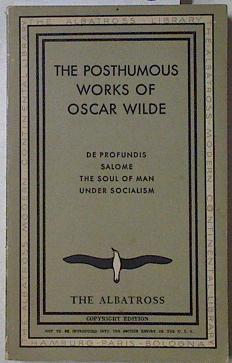 The Posthumous works of Oscar Wilde | 126528 | Wilde, Oscar