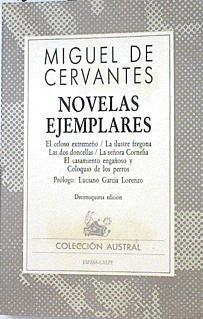 Novelas ejemplares. El celoso extremeño, La ilustre fregona, Las doncellas, La señora Cornelia. | 123887 | Cervantes Saavedra, Miguel de