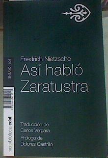 Así habló Zaratustra | 156013 | Nietzsche, Friedrich (1844-1900)