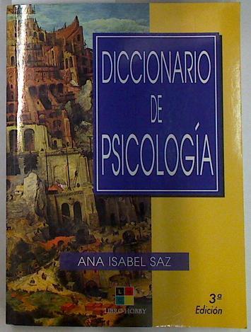Diccionario de psicología | 130105 | Sanz, Ana Isabel