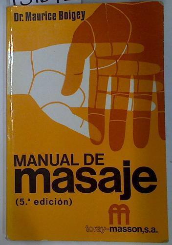 Manual de masaje | 131692 | Boigey, Maurice
