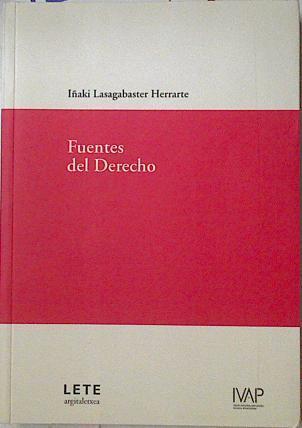 Fuentes del derecho | 127741 | Lasagabaster Herrarte, Iñaki