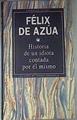 Historia de un idiota contada por él mismo | 175297 | Azúa, Félix de