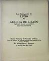 Las Anteiglesias De Luno Y Arrieta De Líbano | 40996 | Gondra Y Oraa, María Victoria