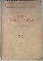 Curso de Matematicas Tomo I | 171095 | Jose Maria Iñiguez Almech