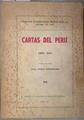 Cartas del Peru (1524-1543) Colección de documentos inéditos para la historia del Peru | 180837 | Raul Porras Barrernechea
