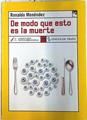 De modo que esto es la muerte | 74389 | Menéndez, Ronaldo