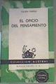 El oficio del pensamiento | 168823 | Julián Marías