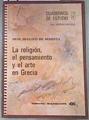 La Religión el pensamiento y el arte en Grecia | 175120 | Heguito de Berreta, Renée
