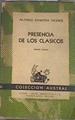 Presencia de los clásicos | 170346 | Zamora Vicente, Alonso