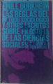 Las Reglas Del Método Sociológico Y Otros Escritos Sobre La Filosofía De Las Ciencias | 52363 | Durkheim, Emile